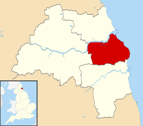 Poziția localității Borough of South Tyneside