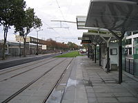 T3a tram station for services to Garigliano