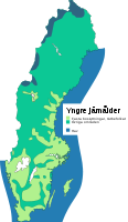 Fasta bosättningar (bondekultur) under yngre järnålder (folkvandrings-, vendel- och vikingatid).