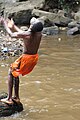 Swimming at the Falls 03