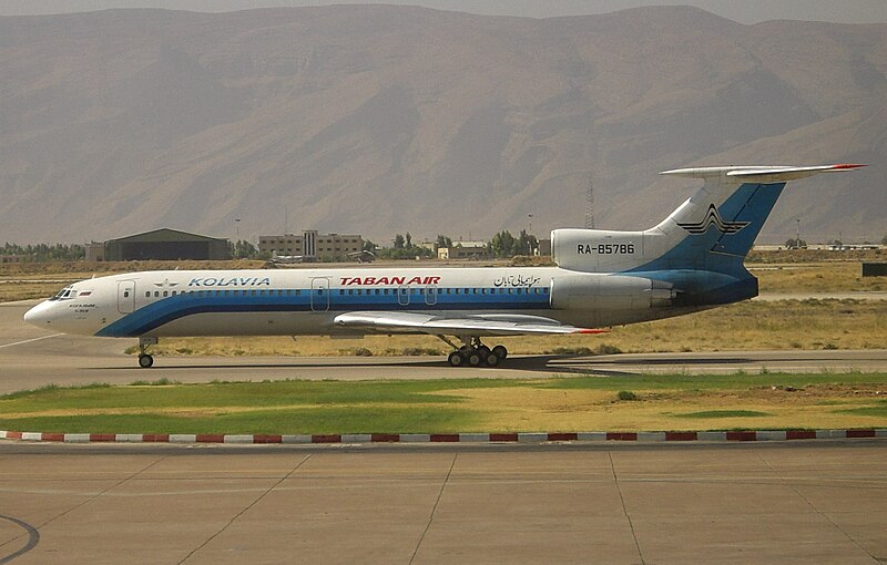 Taban Air flight 6437, Tu-154