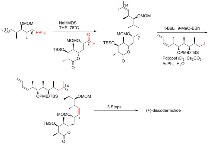 Смит-синтез четвертого поколения (+) - discodermolide endgame.png