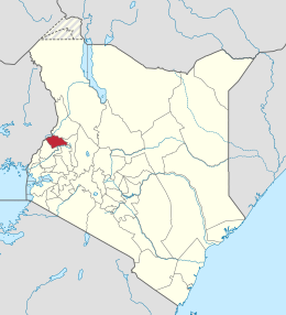 Contea di Trans Nzoia – Localizzazione