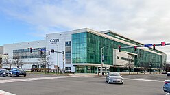 UConn's Main Campus building in Downtown Stamford UConn Stamford (53564936059).jpg