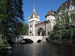 Vajdahunyad Castle in Budapest, Hungary