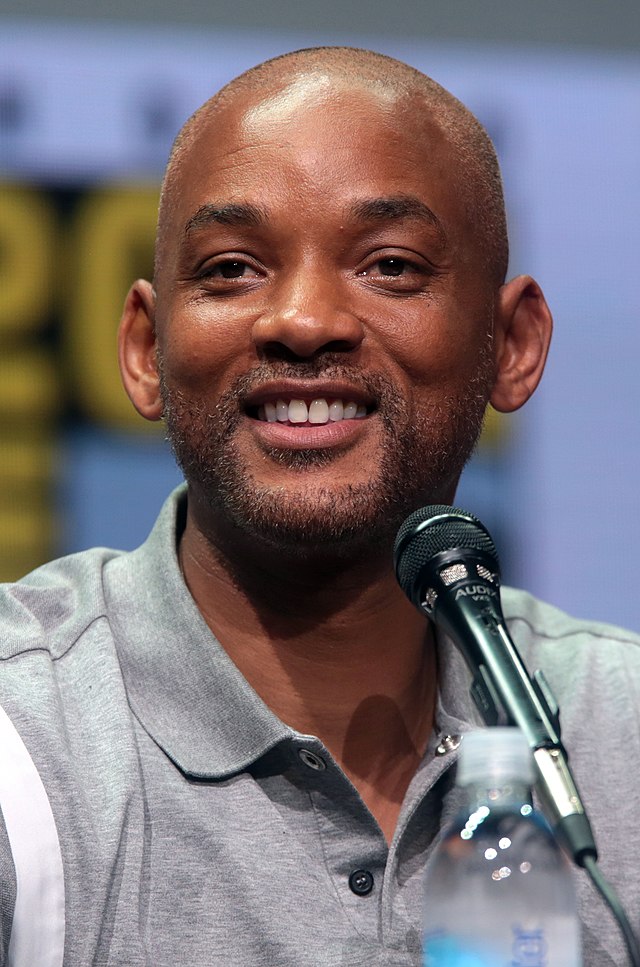 Will Smith speaking at the 2017 San Diego Comic-Con International in San Diego, California.