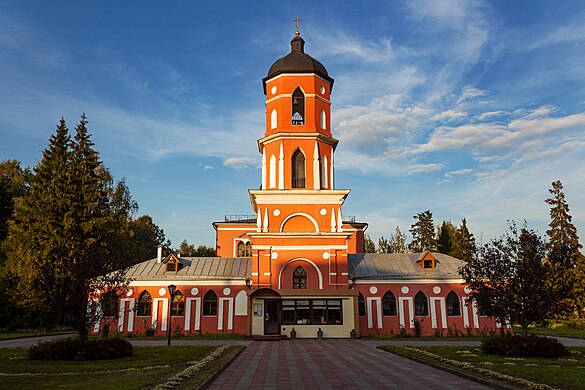 766. Церковь Николы Чудотворца в деревне Ржавки, с колокольней, Зеленоград Автор — Domovou