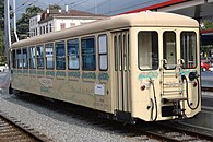 Salonsteuerwagen 433 im Bahnhof Aigle