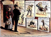 Republican campaign poster from 1896 attacking free silver. 1896GOP.JPG