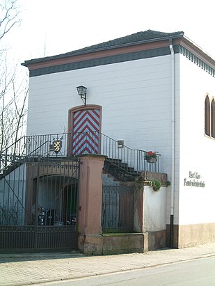 Nachfolgebau der Lerchschen „Burg“ in Dirmstein: die „Fechtschule“