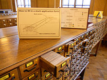 The card catalog in Manchester Central Library 2010 Manchester UK 4467481691.jpg