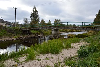 Gångbron över Alajõgi.