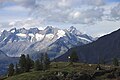 Alpen vom Simplonpass gesehen