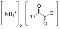 Vignette pour Oxalate d'ammonium