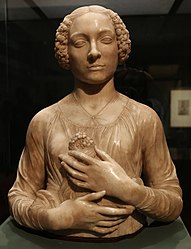 Andrea del Verrocchio, Femme au bouquet, 147