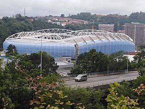 Blick auf das Stadion im Juni 2019