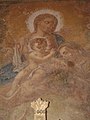 Particolare della Madonna e il Bambino che benedice Sant'Anna.