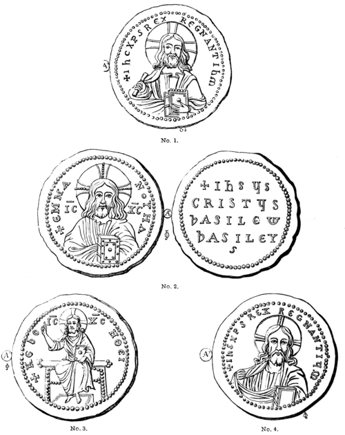 Coins illustrative of Christian Iconography