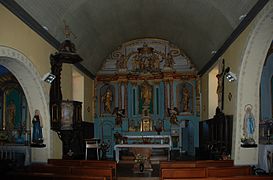 Интерьер церкви Св. Капрэ