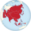 Asia on the globe (white-red).svg