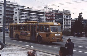 Trolleybus Lancia-Cesaro de 1960.