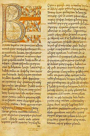 A manuscript of Bede's, Historia Ecclesiastica...