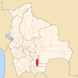 Provincia di Hernando Siles – Localizzazione
