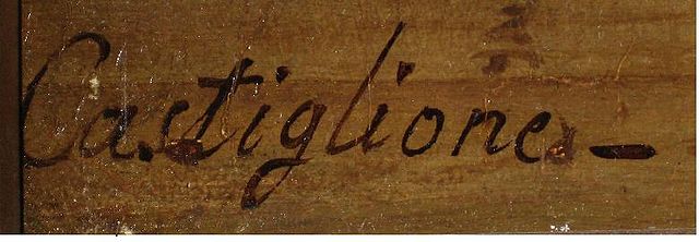 signature de Giuseppe Castiglione (1829–1908)