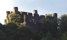 chateau-fort en ruine