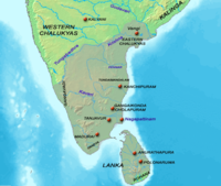 Extent of Chola empire, c. 1014 CE