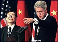 Jiang Zemin dan Bill Clinton