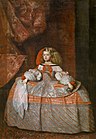 Infanta Margarita Teresa vaaleanpunaisessa puvussa (1660) Diego Velázquez tai Juan Bautista Martínez del Mazo, Prado, Madrid