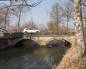 Maschwanderbrücke Lorzenbrücke nach Maschwanden
