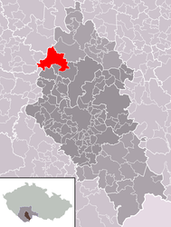 Dříteň – Mappa