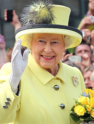 Rainha Elizabeth II do Reino Unido aos 89 anos