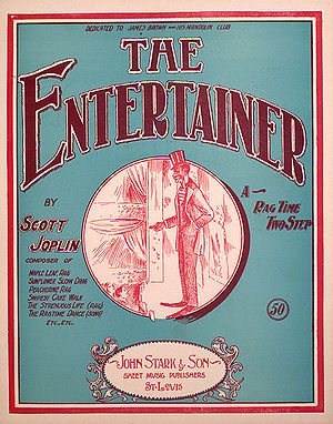 "The Entertainer" sheet music cover