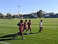 Séance d'entrainement de l'OL en 2010