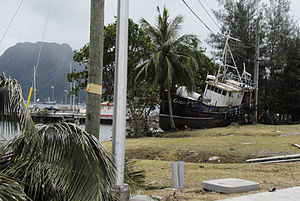 English: Pago Pago, AS, October 1, 2009 -- Pag...