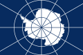 Vlajka Antarktického smluvního systému Poměr stran: 2:3