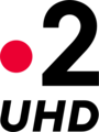 Logo de France 2 UHD depuis le 23 janvier 2024.