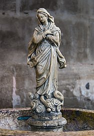 Acquasantiera dell'Immacolata Concezione