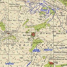 Серия исторических карт района Байт-Итаб (1940-е гг. С современным наложением) .jpg