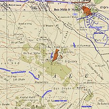 Серия исторических карт района Яло (1940-е годы с современным наложением) .jpg