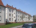 Einzeldenkmal der Sachgesamtheit Siedlung des Spar- und Bauvereins Dresden-Gruna: Häuserzeile (Einzeldenkmal zu ID-Nr. 09306553)