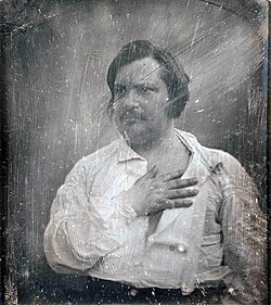 Honoré de Balzac, daguerrotypie z roku 1842