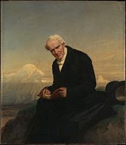 El último retrato de Alexander von Humboldt de Julius Schrader (1859). A los pies del  Chimborazo.