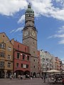 Innsbruck, el antiguo ayuntamiento con la torre de la ciudad