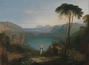 Énée et la Sibylle, Lac Averne William Turner, 1798 Tate Britain, Londres[4]