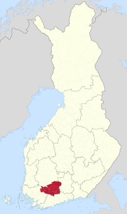 Kanta-Häme - Localizazion