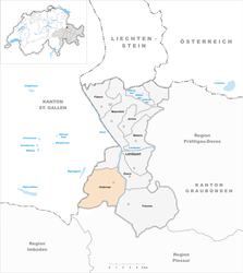 Untervaz – Mappa